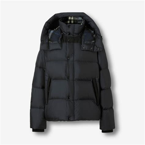 burberry black toggle coat|burberry bubble coat men.